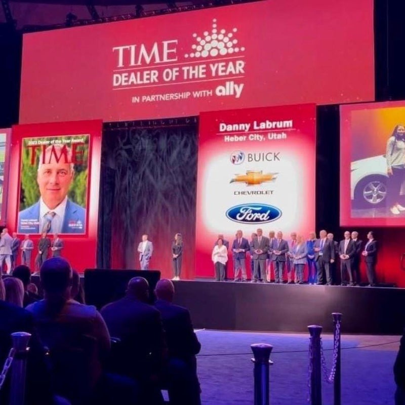 TIME Dealer of the Year - Danny Labrum. 