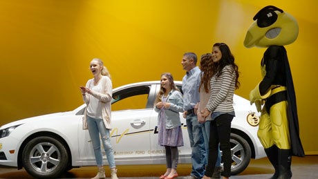 Toree has just been drawn from the raffle as the winner of the Chevy Cruze for the 2015 Cool2Care Contest!